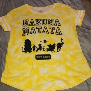 yellow lion king shirt